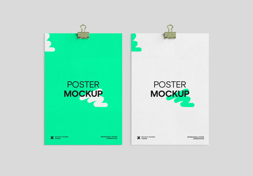 Hanging Poster Mockup