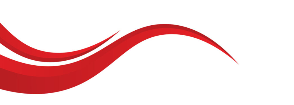abstract red and blak business banner background with dynamic curves composition