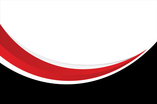 abstract red and blak business banner background with dynamic curves composition