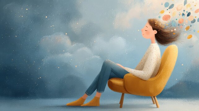 Emotional release concept in therapy with support and healing process
