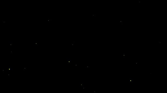 small star like particles blinking and shining in sky 4k footage for overlay and logo and titles background animation 4k footage.