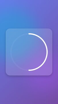 Timer countdown from 1 to 10 vertical hd video animation on gradient background, perfect for presentations, intros, and social media.