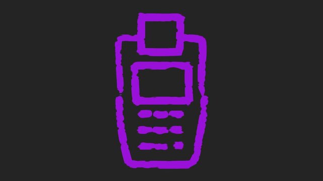 &iacute;cone m&aacute;quina de pagamento estilo 2D