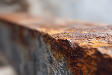 Fototapeta premium Close Up of Rusty Metal Surface Texture