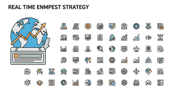 Global business strategy, PESTLE analysis concept