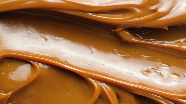 Homemade caramel cream filling for delicious pastry and cakes.
