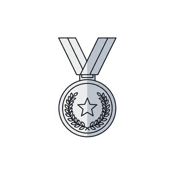 Medal with Star and Laurel Wreath.
