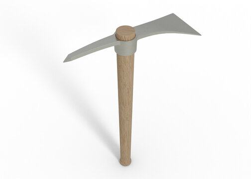 Heavy Duty Pick Mattock Tool Mockup