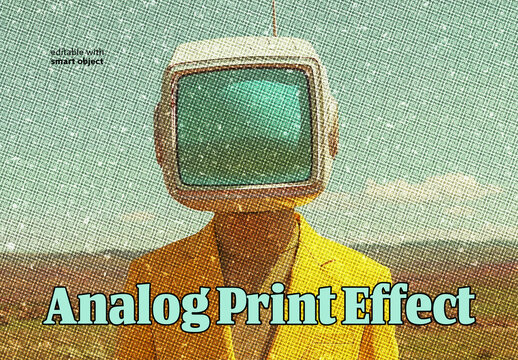 Analog Print Photo Effect