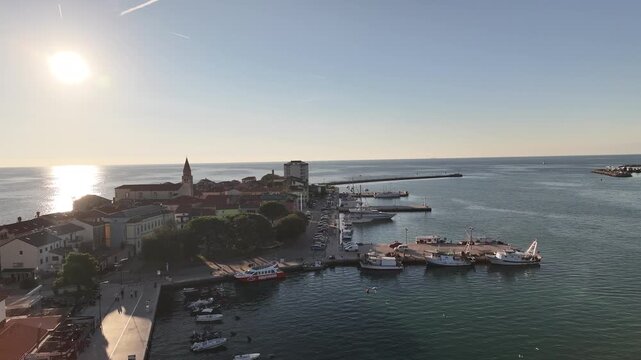 Umag Old Town Adriatic Coast Panorama