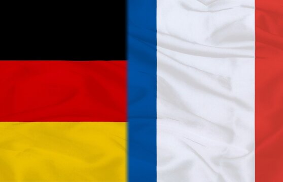 Germany France Flags Together