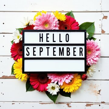hello september sign