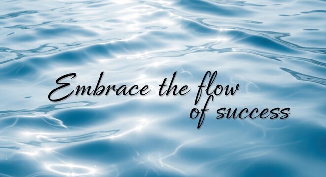 Abstract Flow of Water Representation Success v2 6x