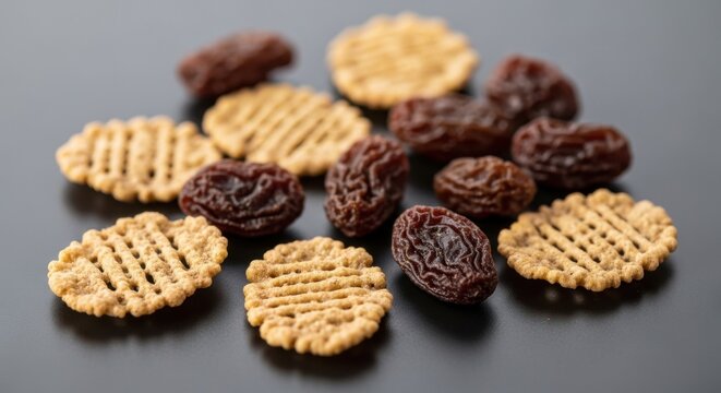 124 Close Up on Raisins and Cookies