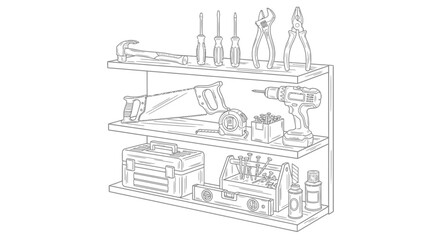 Obraz premium vector illustration of a factory