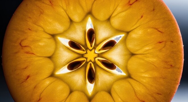 Opal Apple Cross Section Gigapixel 6x