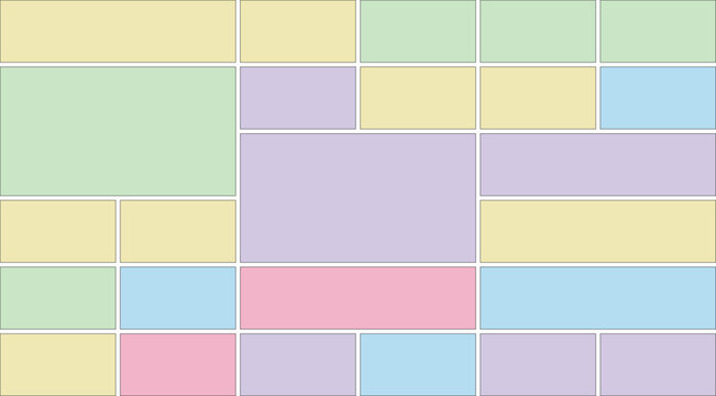 Modern Bento Grid Layout UI Kit &ndash; Clean Dashboard & Web Design Components