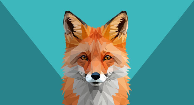 Closeup of a Red Fox Portrait.