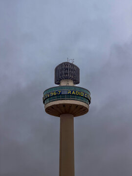 St Johns Beacon Radio tower in Liverpool, UK.