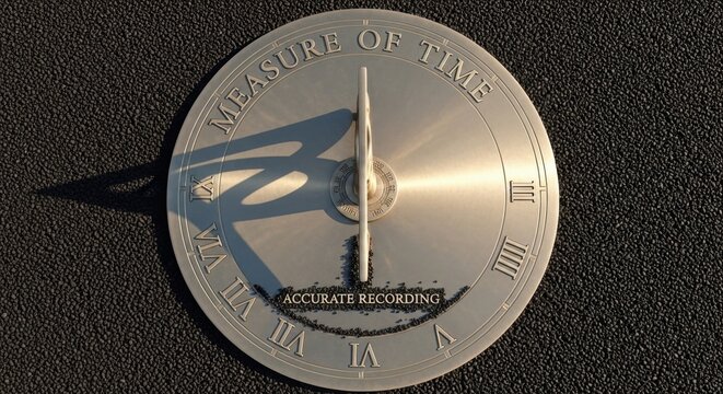 Flat Lay of Sundial Measure of Time v2-6x