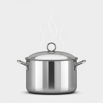 Stainless Steel Cooking Pot with Lid.