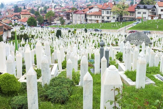 Martyrs Cemetery Kovaci, Sarajevo, Bosnia and Herzegovina