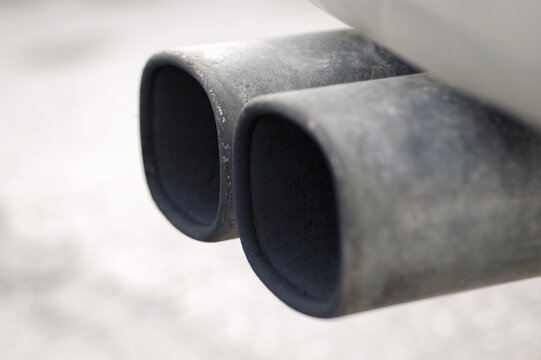 Exhaust of a car