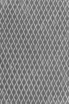 Metal sheet, surface detail, rhombuses