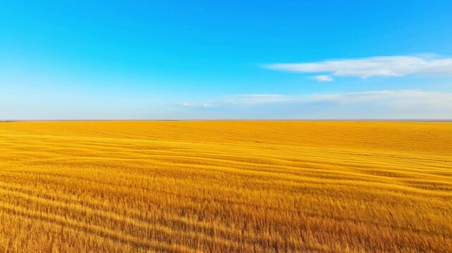 Documentary-style wheat field with visible soil texture and dust particles in sunlight; rows of golden wheat, subtle motion blur from wind vertical for sustainable agriculture, mindful farming.