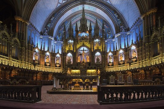 Basilique Notre-Dame, Montreal, Canada