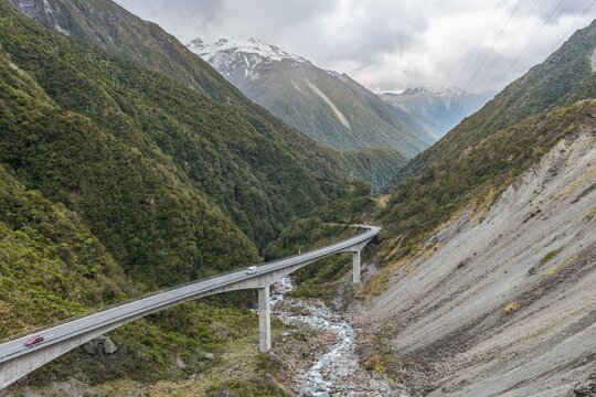 Alpine Pass, Arthur's Pass, Southern Alps, Canterbury Region, Southland, New Zealand