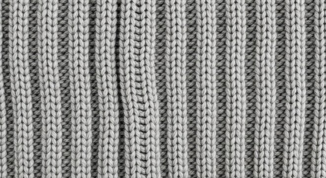 Close-up of Knitted Fabric Texture