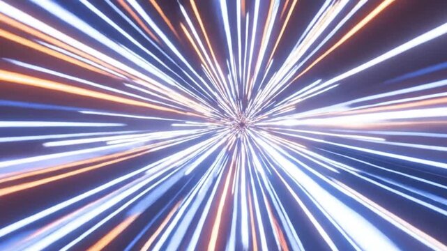 Speed is not just movement &mdash; it's a feeling.  This breathtaking long-exposure shot captures the raw energy of motion, with streaks of blue and orange light cutting through the dark like lightning. Wh