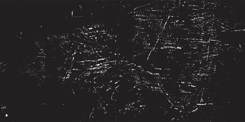 Fototapeta premium Scratched Grunge Urban Background Texture Vector. Dust Overlay Distress Grainy Grungy Effect. Distressed Backdrop Vector Illustration. Isolated Black on White Background. EPS 10.