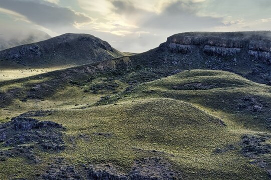 Arid landscape, Coyhaique Alto, Aysen Region, Patagonia, Chile