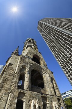 Kaiser Wilhelm Memorial Church, Kurf&uuml;rstendamm, Charlottenburg, Berlin, Germany