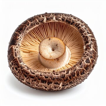 Mesima Phellinus linteus medicinal mushroom, closeup 