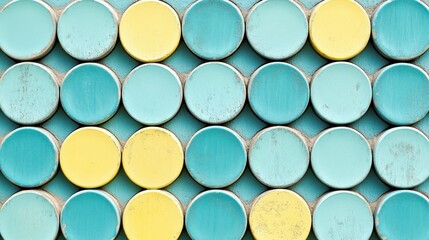 Abstract colorful round pattern