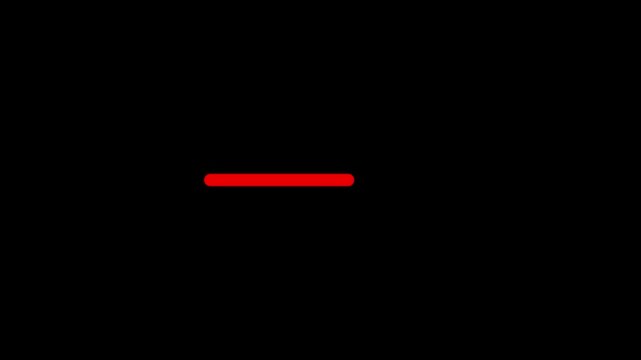abstract beautiful loading bar 0-100 percent animation background 4k