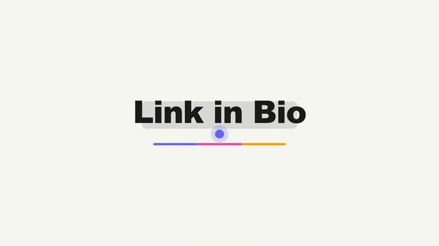 Link in Bio Minimal Social Media Interface Graphic