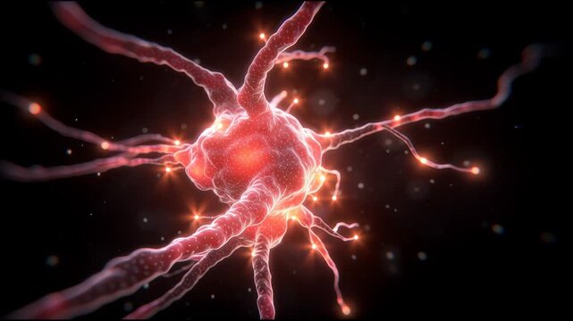 Visualizing Neural Activity With Glowing Neurons Firing in a Detailed Exploration of Brain Function and Connectivity