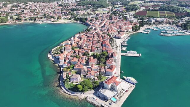 Porec Panorama Adriatic Coast Istria Croatia
