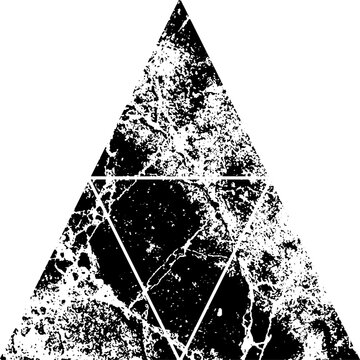 Large vector triangular texture with a transparent background