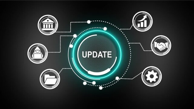 Update, Six sigma, quality control and manufacturing process management concept. workflow by eliminating non-value-added activities and continuously improving processes.
