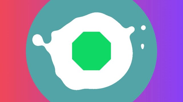 Minimalist Geometric Animated Motion Opener with Liquid Transitions