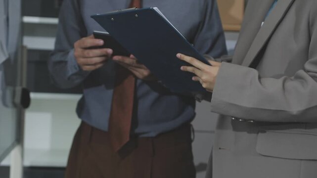 Business data dashboard provide business intelligence analytic for marketing strategy planning brisk with big data set to analyze customer demands and foreseeing business future