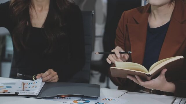 Business data dashboard provide business intelligence analytic for marketing strategy planning brisk with big data set to analyze customer demands and foreseeing business future