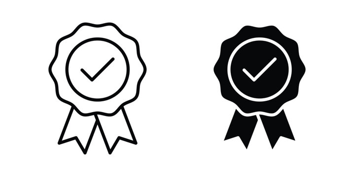 Certificate icon vectors set. vector icon for web design