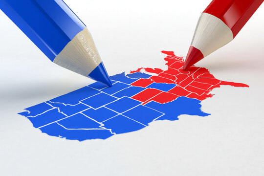 Exploring the divide between blue and red states in American politics