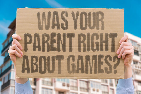 "Was Your Parent Right About Games?" Parental assumptions about gaming's harm are almost universally contradicted by peer-reviewed longitudinal data. GAMING. SKILL. LEARN. PARENT. REAL.